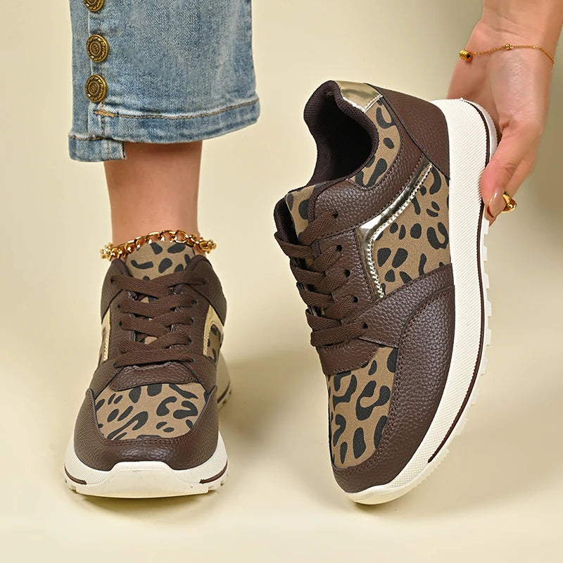Leopard Print Platform Shoes