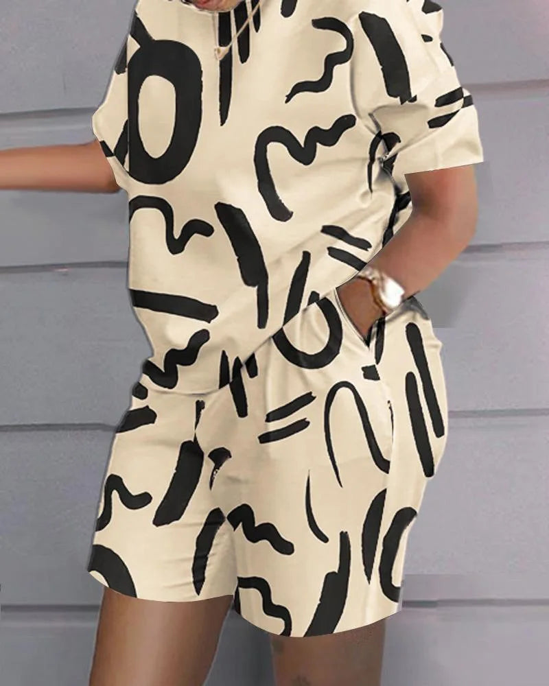 Two Piece Shorts Set