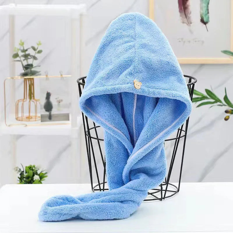 Soft Microfiber Quick-Dry Hair Towel