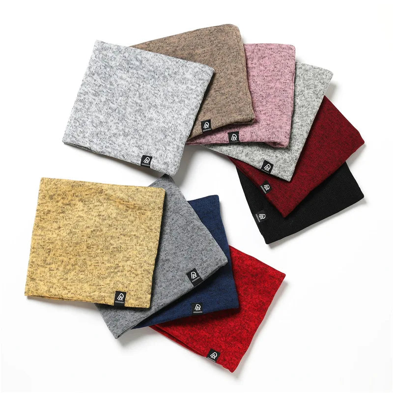 Unisex Solid Cashmere Ring Scarf