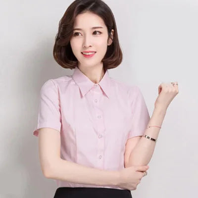 White Long Sleeve Shirt Blouse