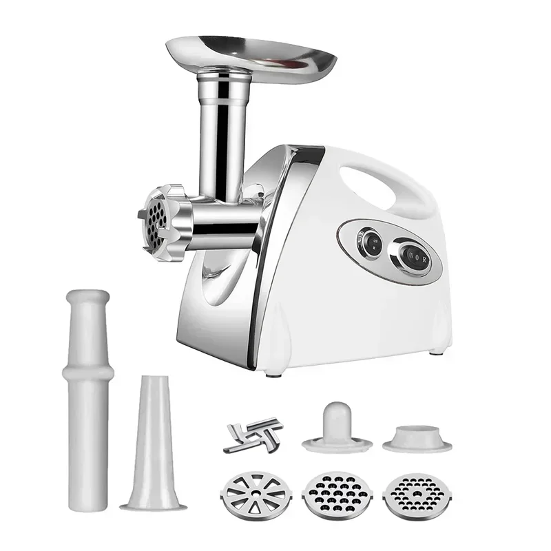 Electric Meat Grinder Powerful Heavy Duty Meat Mincer filler Sausage Grinder Stainless Steel Food Processor Sausage Stuffer