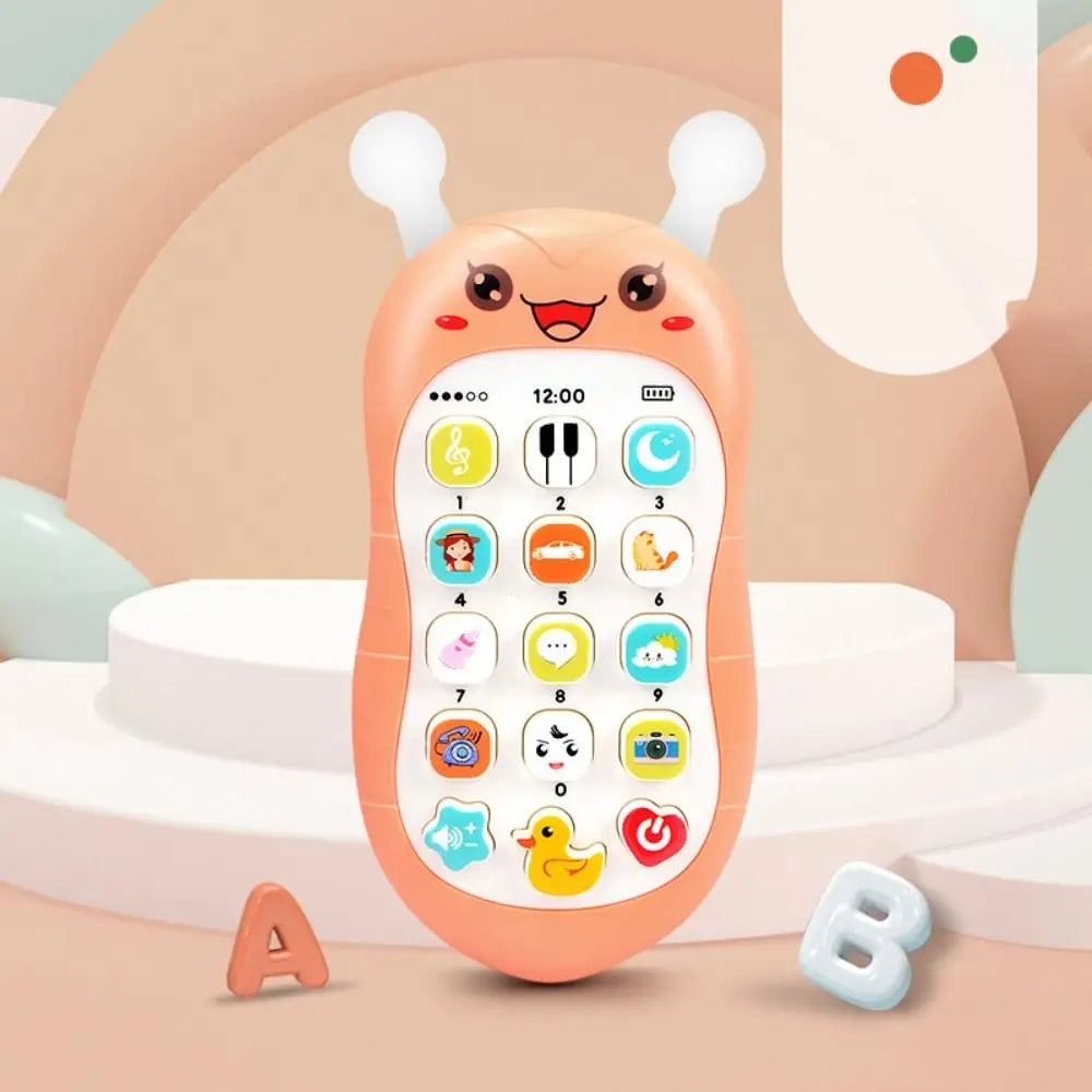 Simulation Phone Electronic Baby Cell Phone Toy Electronic Voice Toy Phones Musical Toys Silicone Safe