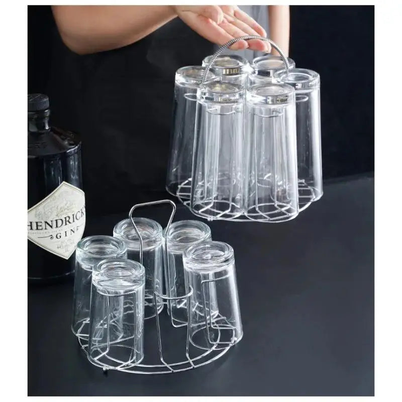 New European Style Cup Rack Stand Holder simpleArt Standing Mug Saucer Ceramic Cup Holder Household Counter Bar Kitchen Supplies