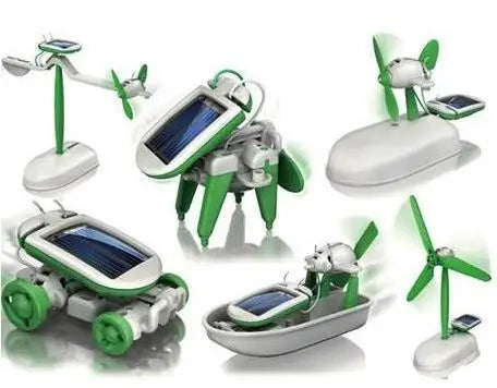 New Toys DIY 6 IN 1 Solar Powered Diy Robotic Kit Educational Electric Car Boys Gift Toy for Kids Educational Toys