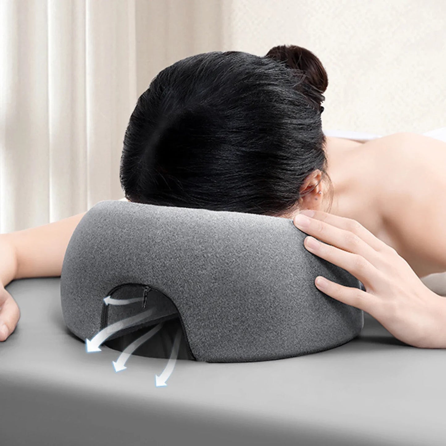 Face Down Pillow Desk Knap