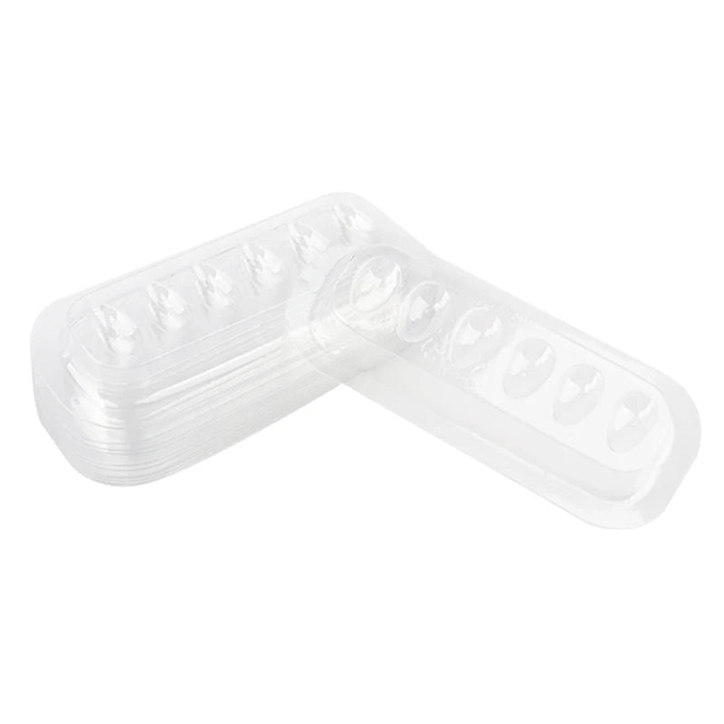 00pcs Disposable PVC Flower Holder Stickers – Adhesive Lash Glue Pallet for Eyelash Extension and Makeup Tools
