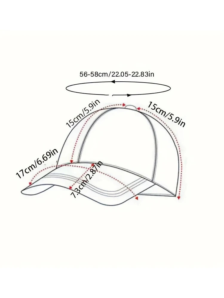 Tiger head embroidered baseball cap for men and women, casual street fashion, versatile style