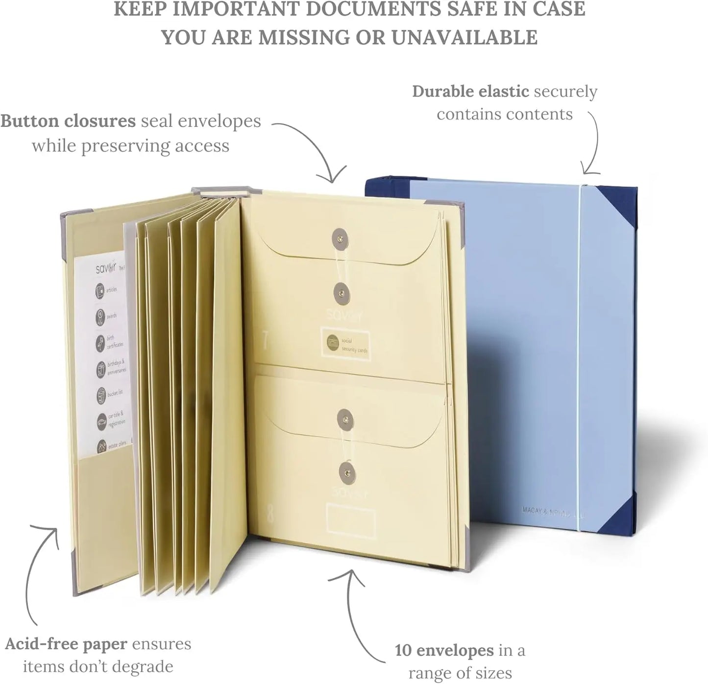 Multifunctional binder organizer,folio folders with label pockets,document organizer for personal,school and office file storage
