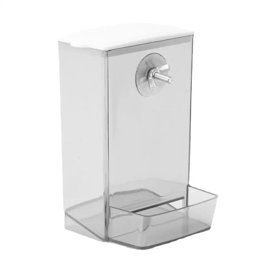 Automatic Bird Feeder & Waterer – Dustproof Lid Food Dispenser for Parrots, Budgies, Cockatiels, and Conures