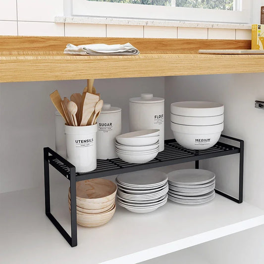 Steel Kitchen Dishes Bowl Storage Rack Kitchenware Utensils Drainer Shelf Cabinet Over Sink Cutlery Drying Holder Home Organiser