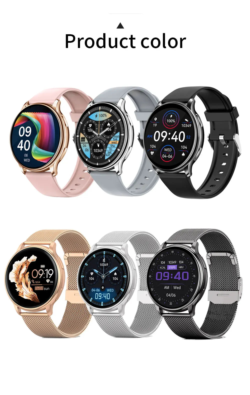 Womens Sport Fitness Bluetooth Call Smart Watch