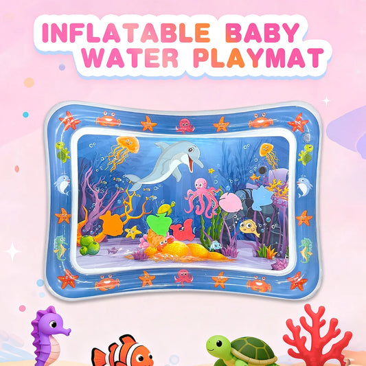 Yeeeasy Tummy Time Water Mat,Inflatable Tummy Time Water Play Mat for Babies, Infants and Toddlers 3 to 24 Months Promote Develo