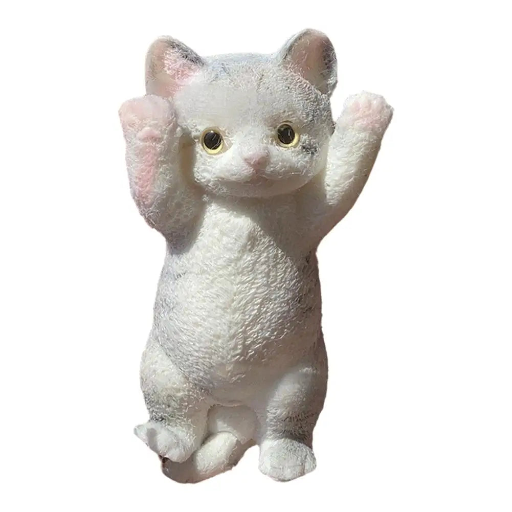 Anxiety Relief Cat Toy Realistic Cat Squeeze Toy for Stress Relief Soft Tpr Fidget Toy for Kids Teens Adults