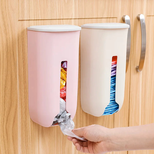 New home life wall hanging kitchen garbage bag storage rack kitchen bathroom plastic bag Nordic style shoe cover storage box