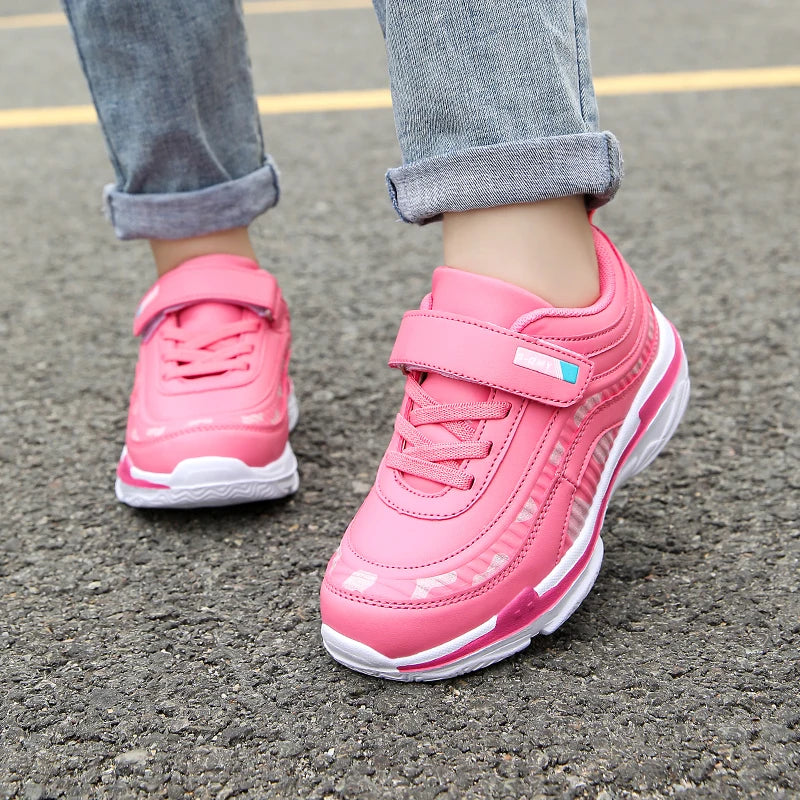 Girls’ Athletic Waterproof Shoes – Casual Sport Trainers for Outdoor Fun