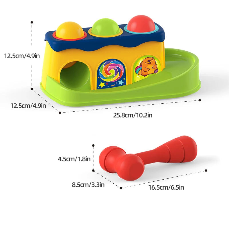 Children’s Interactive Ground Mouse Puzzle Toy – Tapping, Sound-Making, and Parent-Child Play