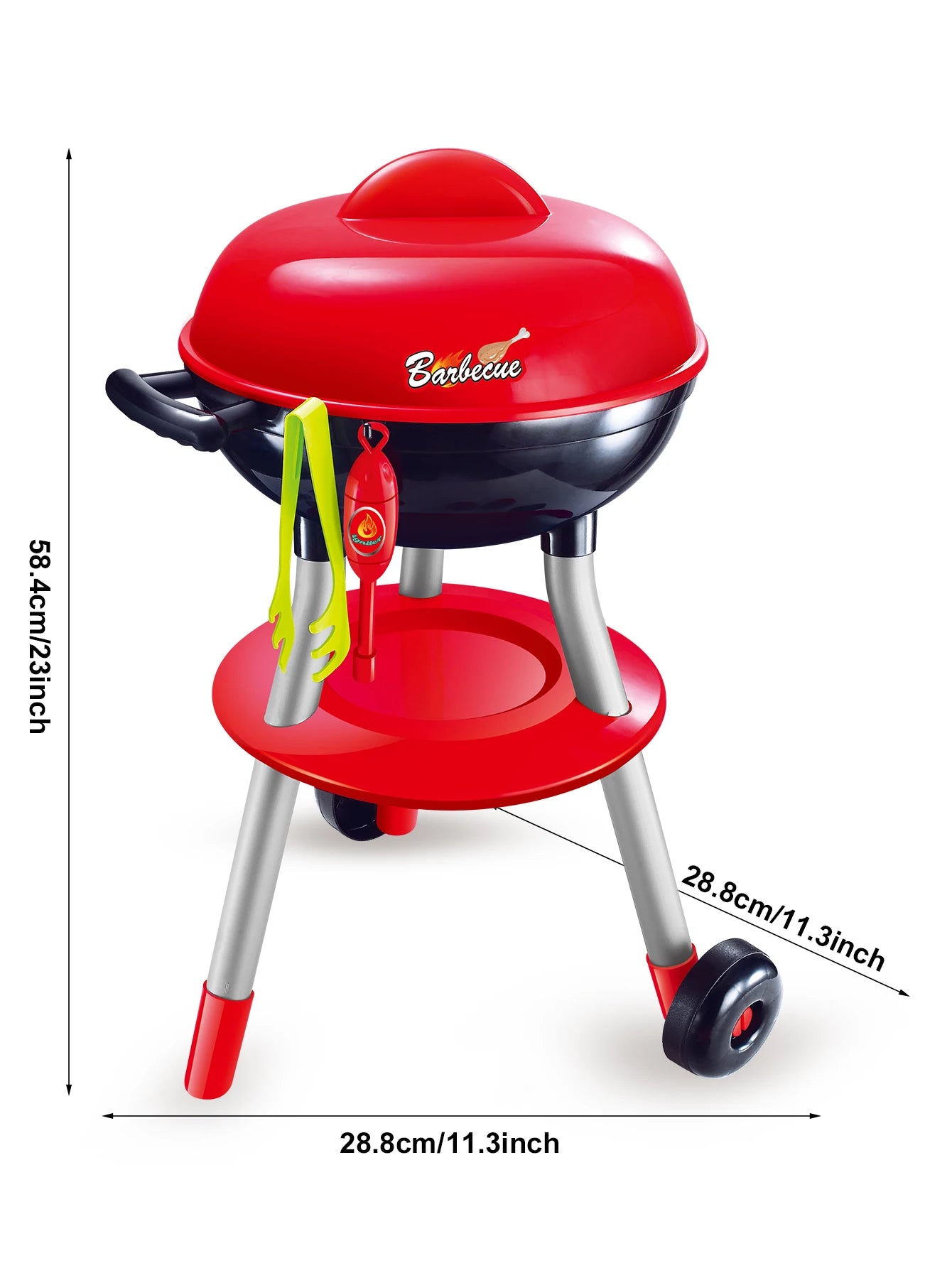 BBQ Cooking Kitchen Toys Interactive BBQ Toys Food Cooking Toys Kids Kitchen Pretend Games 24PCS