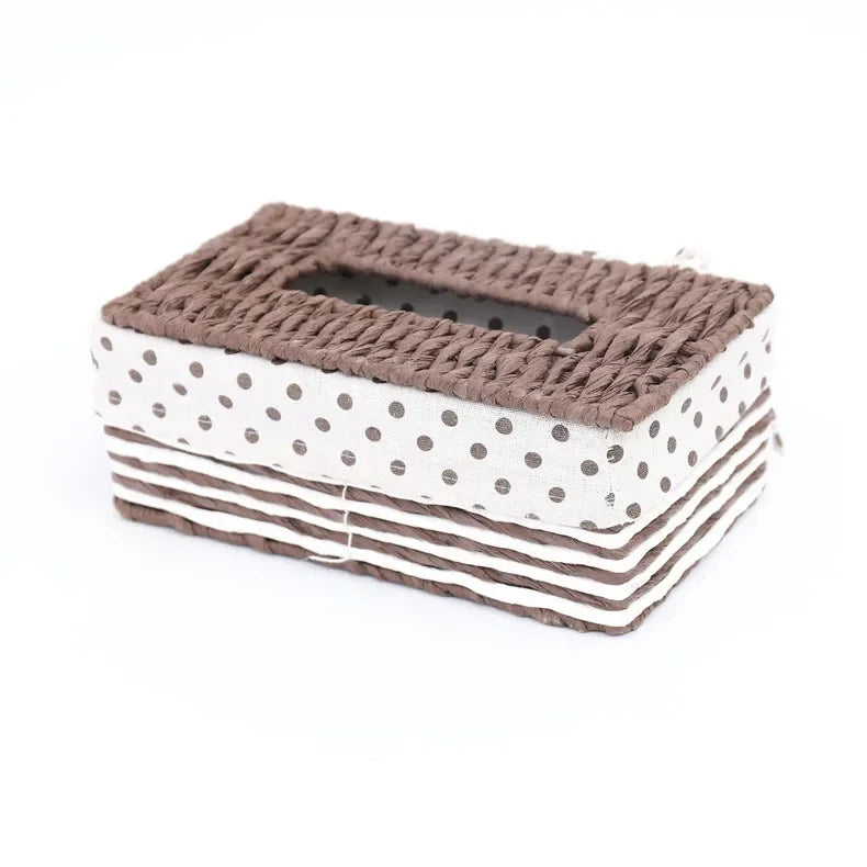 Creative Handmade Rattan Tissue Box