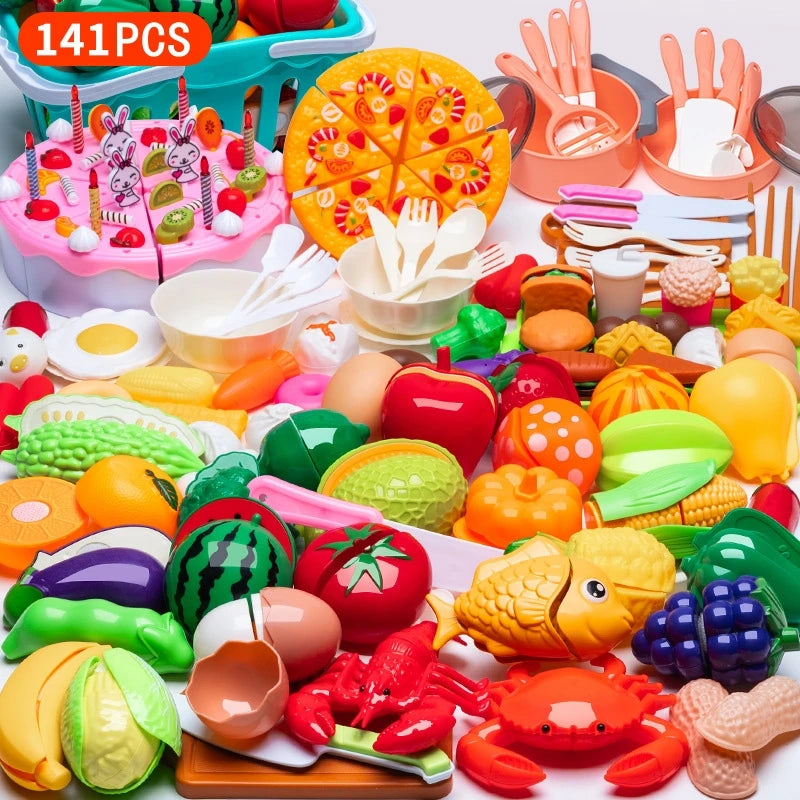 DIY Fruit Cutting Fruits And Vegetables Toys