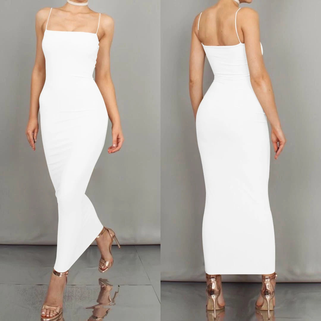 Women'Summer Long Sling Dress