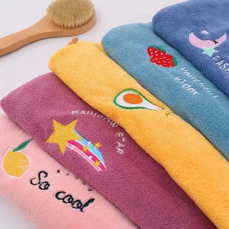 Absorbent Women Head Towel Dry Hair Hat