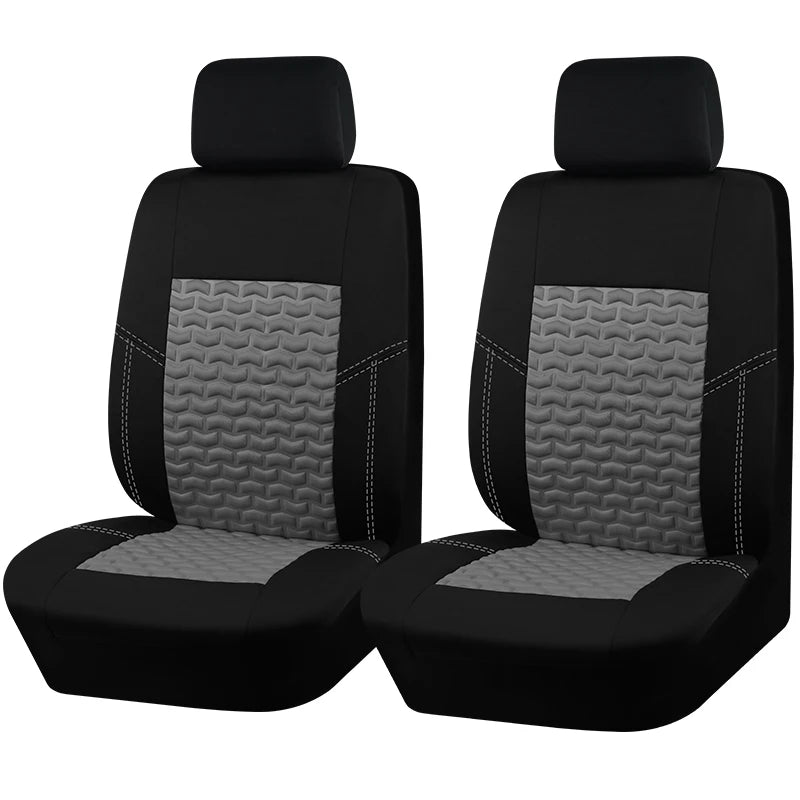 AUTOPLUSUniversal 2 Front Car Seat Covers Car Accessories Interior Fit For Most Car SUV Truck Van With 3mm Sponge Seat Cover Car