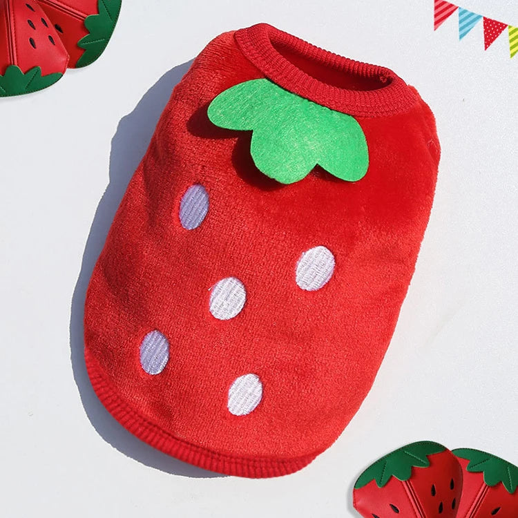 Cute Fleece Dog Winter Coat