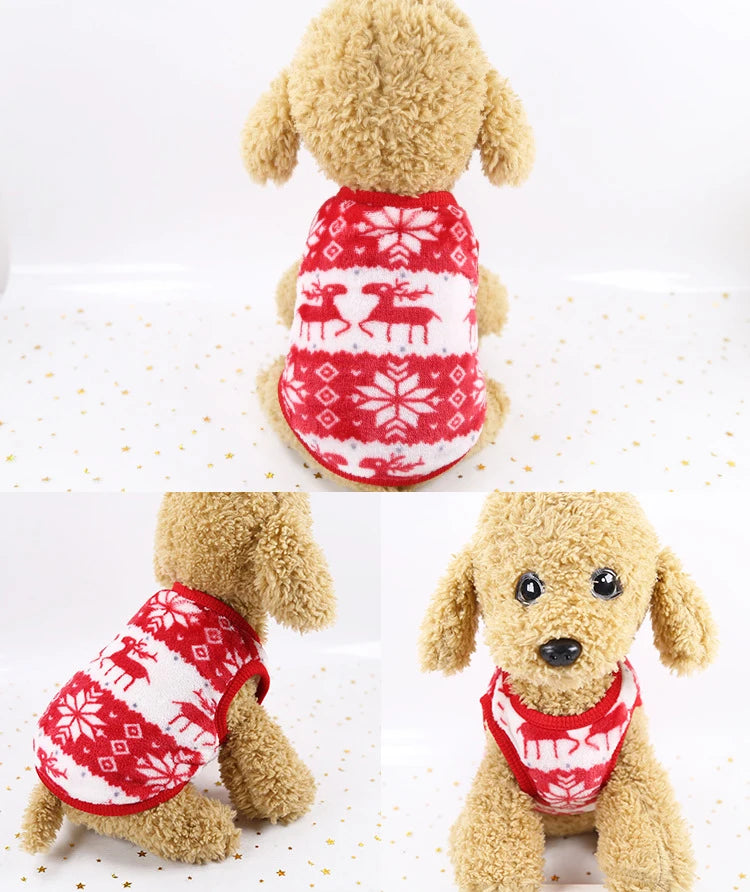 Cute Fleece Dog Winter Coat