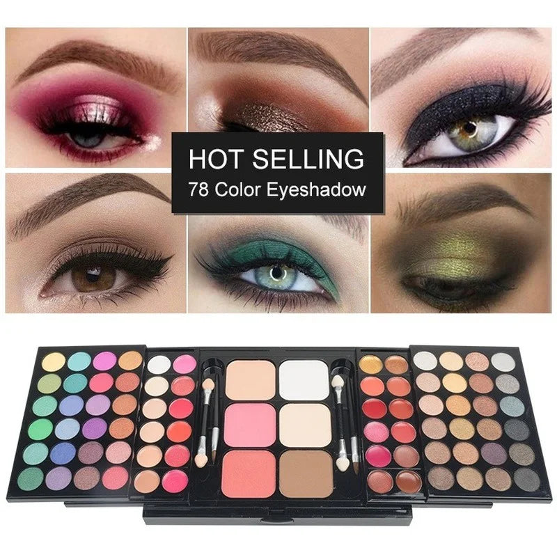 Colours Pearlescent fine Glitter Eyeshadow Palette