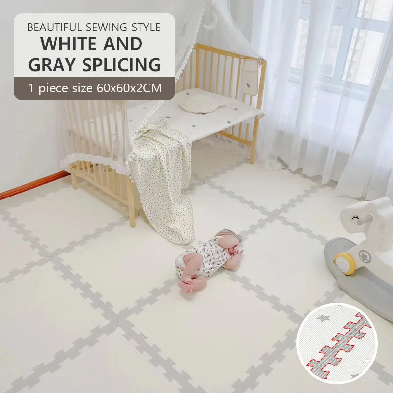 Baby Play Mat 60x60x2CM Activities Mat For Baby PE Foam Children's Puzzle Carpet In Children's Room Ins Wind Kids Pad 2CM Thick