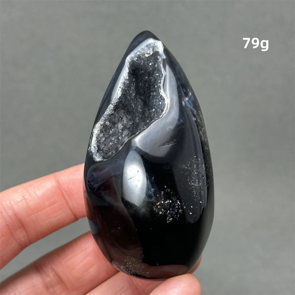 Healing Energy Natural Black Gemstone