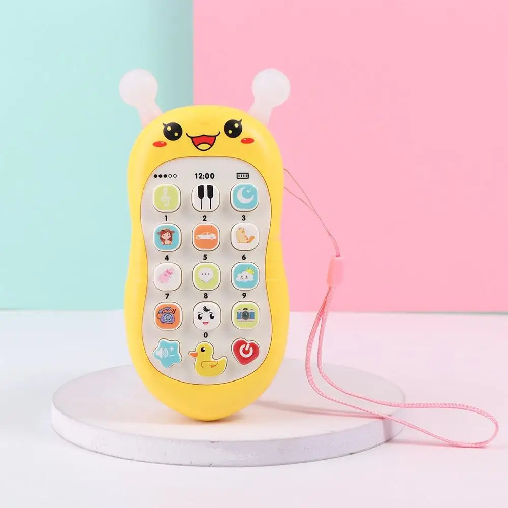 Simulation Phone Electronic Baby Cell Phone Toy Electronic Voice Toy Phones Musical Toys Silicone Safe