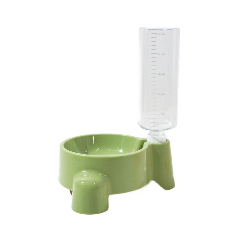 Automatic Pet Water Bottle Dispenser – Single Bowl Drinking Water Feeder for Puppies & Cats, Easy-to-Use Hydration System, Pet Supplies