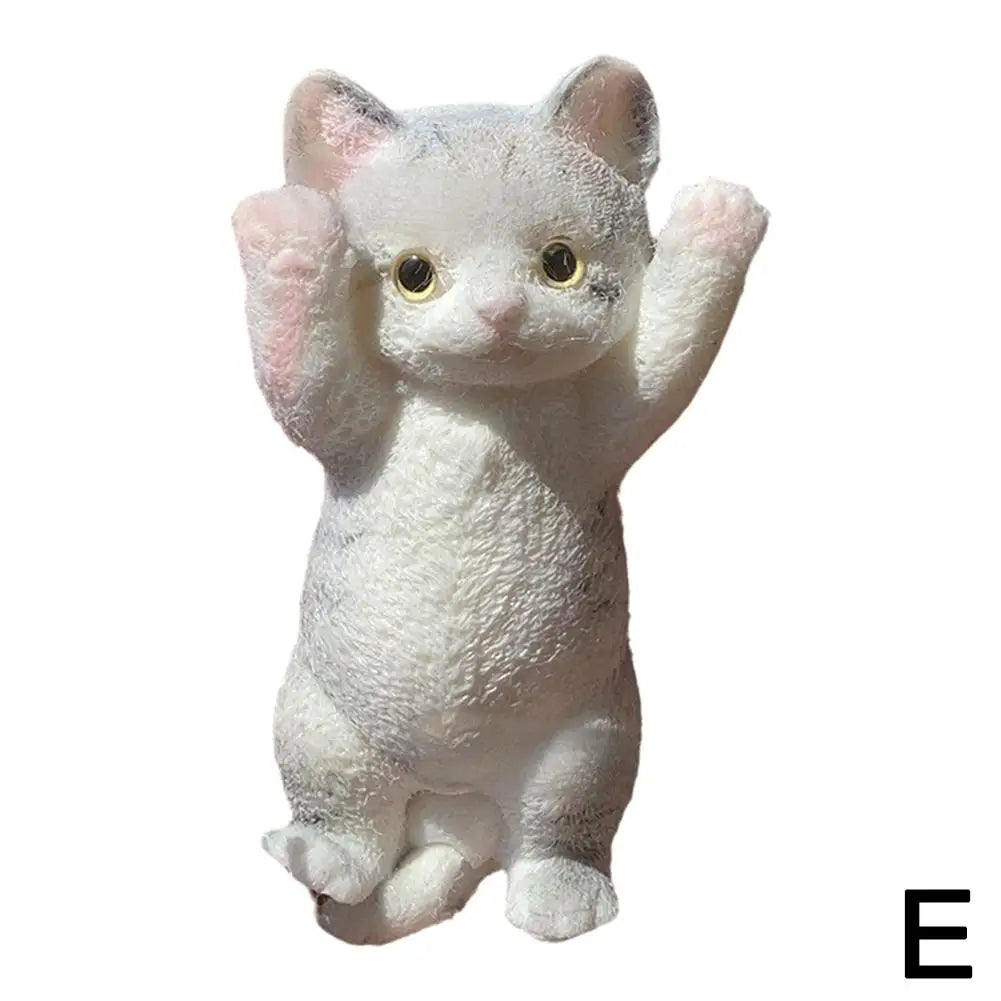 Anxiety Relief Cat Toy Realistic Cat Squeeze Toy for Stress Relief Soft Tpr Fidget Toy for Kids Teens Adults