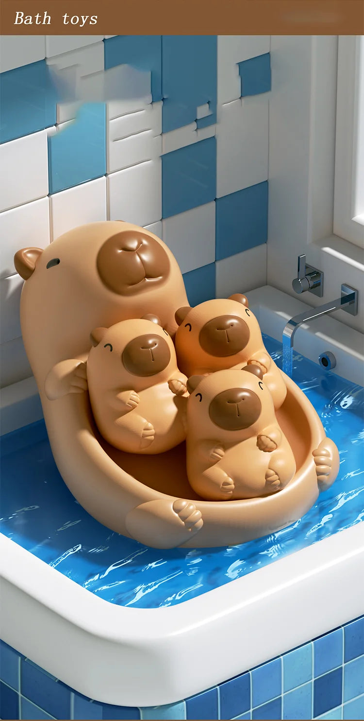 Baby bath toys, water play toys, shower toys. Cute capybara children's water play toys
