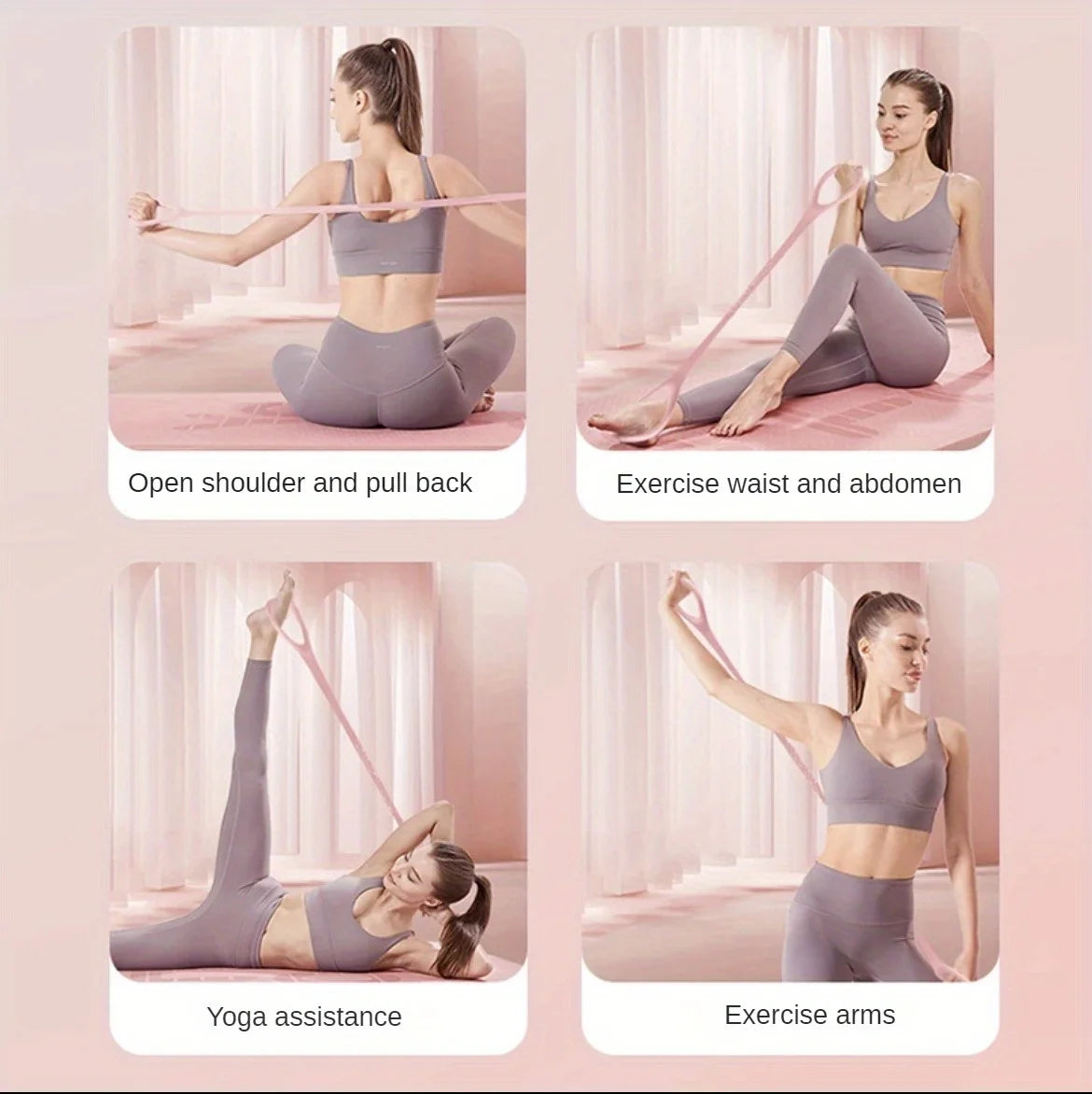 Exercise Stretching Tension Bands