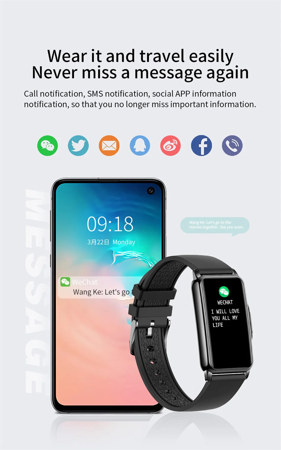 Full Touch GPS Fitness Smart Watch
