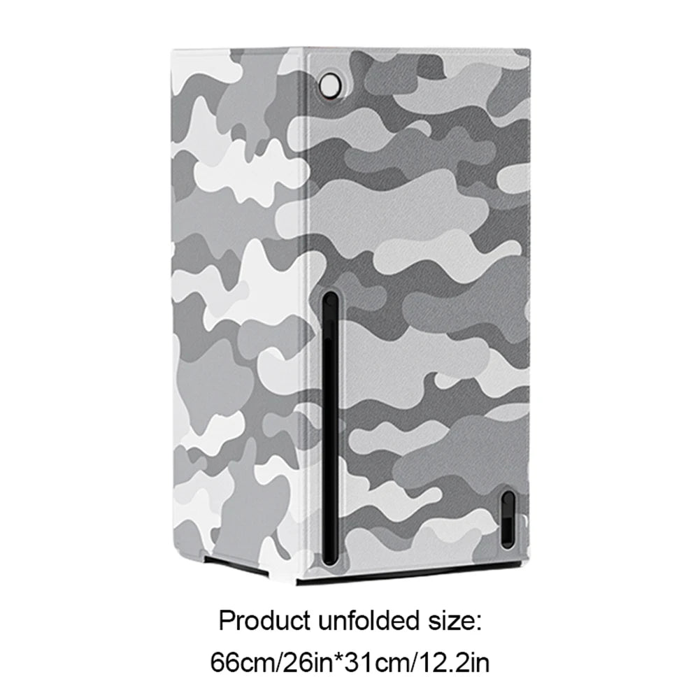 PU Protective Shell Dustproof Console Full Body Skin Magnetic Closure Protective Skin Cover for Xbox Series S X Game Console