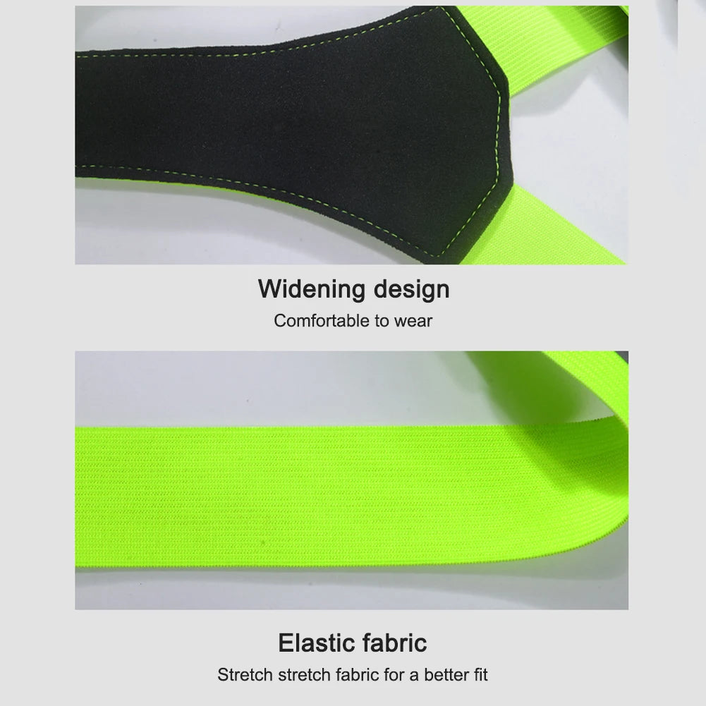 LED Glowing Reflector Straps Adjustable Reflective Night Running Vest High Visibility Night Running Riding Clothing Elastic Band