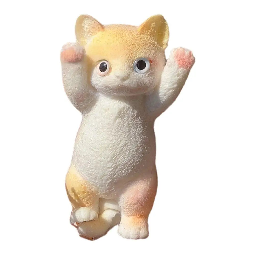 Anxiety Relief Cat Toy Realistic Cat Squeeze Toy for Stress Relief Soft Tpr Fidget Toy for Kids Teens Adults