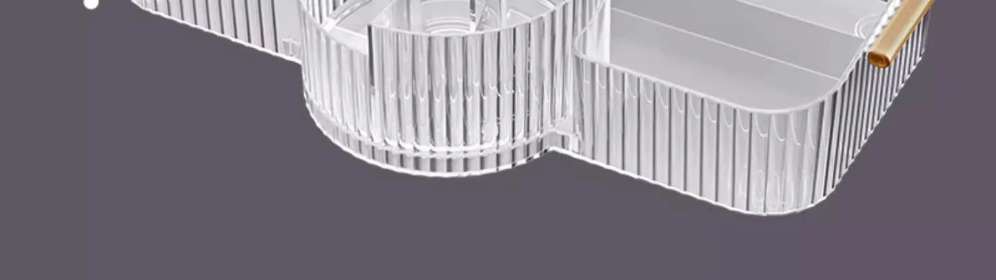 360° Rotating Makeup Brush Holder