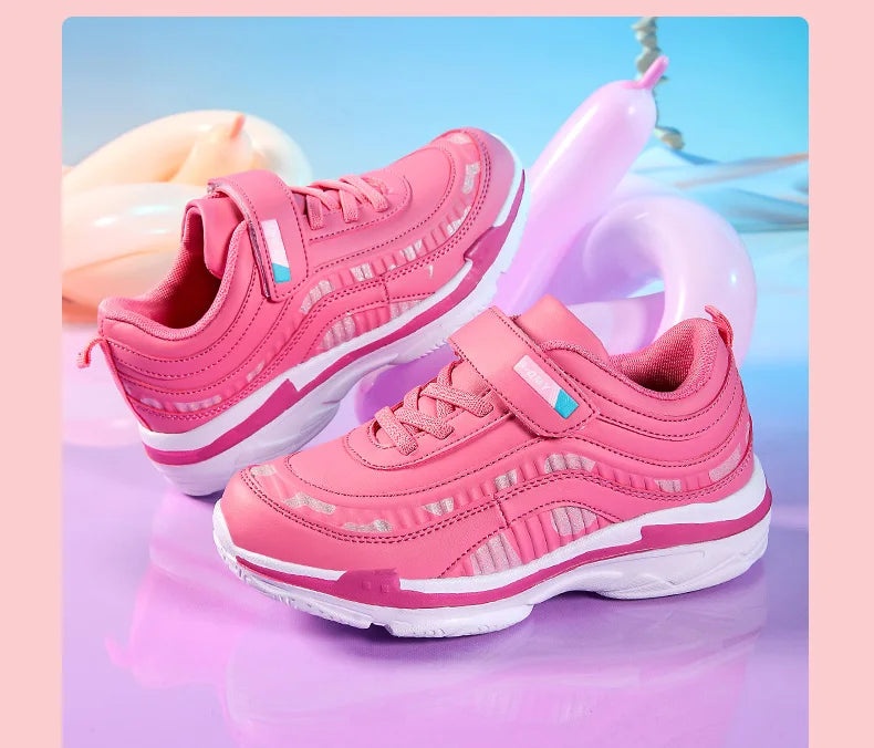Girls’ Athletic Waterproof Shoes – Casual Sport Trainers for Outdoor Fun