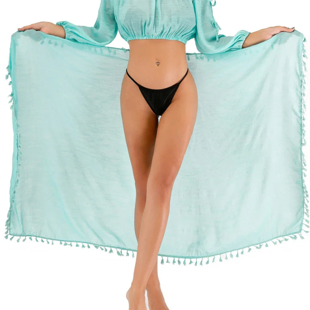 Women Sarongs Beach Wrap Bikini Cover Up Sun Protection