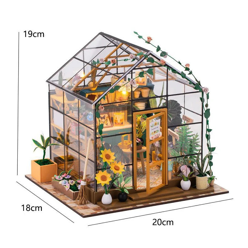 Mini DIY Flower Doll House Kit