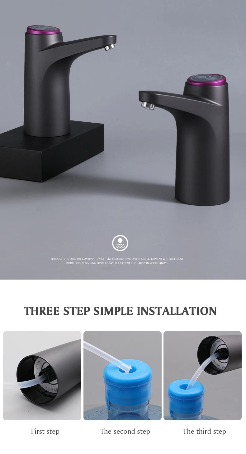 saengQ Automatic Water Pump Bottle Electric Water Dispenser
