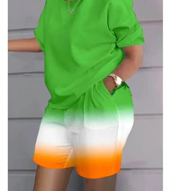 Two Piece Shorts Set