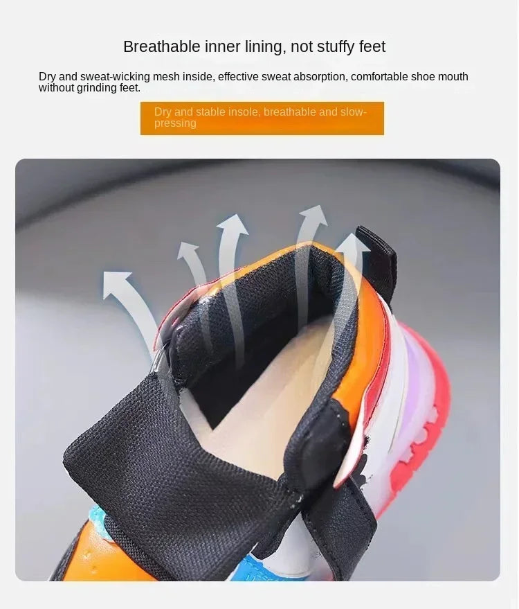 Mickey Mouse LED Shoes – Fun Casual Trainers with Light-Up Soles
