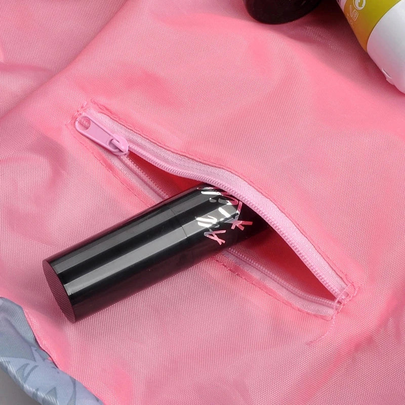 Women Drawstring Travel Storage Cosmetic Bag