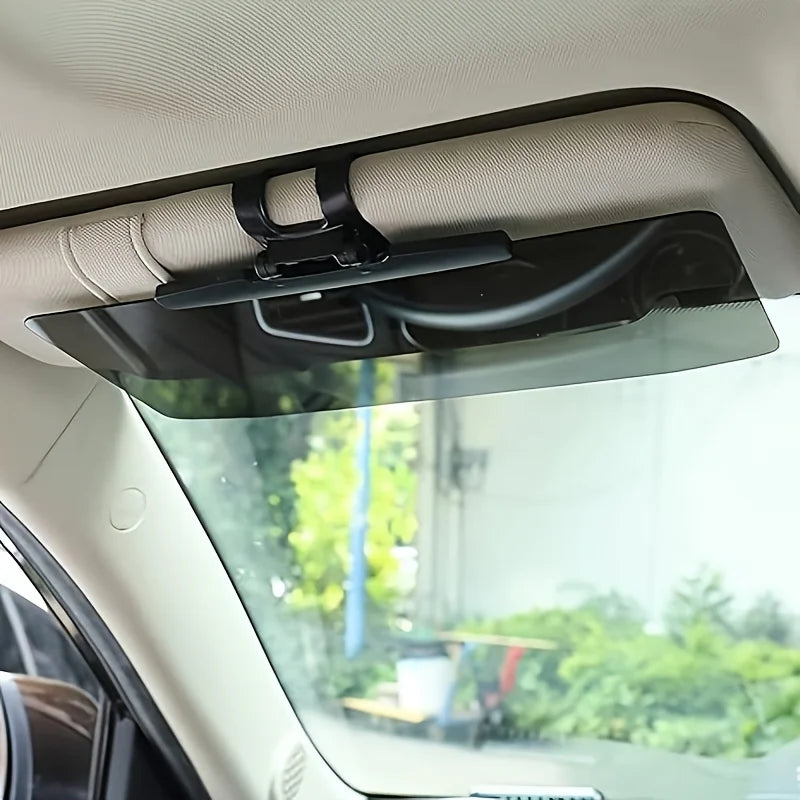 Polarized Sun Visor For Car,Anti-Glare Sun Visor Extension,Universal Car Sun Visor, Adjustable UV Protector For Safe Driving